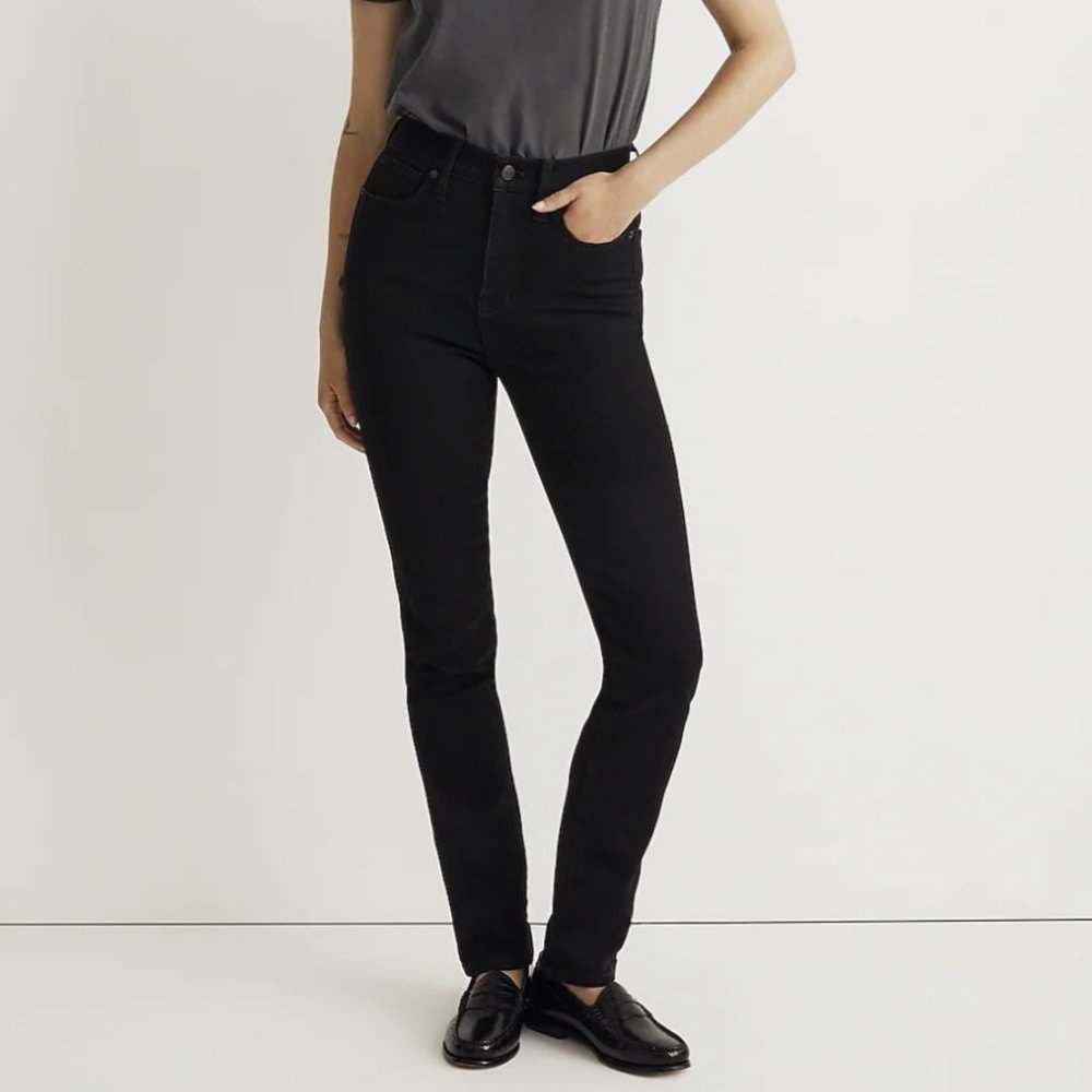 Petite straight leg jeans